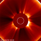 Latest LASCO C2 image of the Sun
