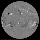 Latest SDO/HMI Magnetogram image of the Sun